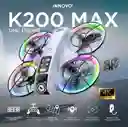 Drone K200 Max 4k Con Cámara Hd Control Con Pantalla Luces Rgb Estuche