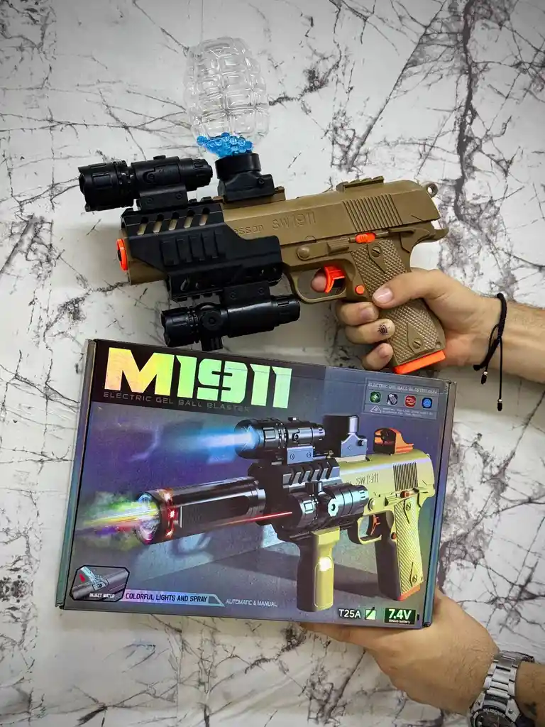 Pistola Hidrogel Glock M1911 T25