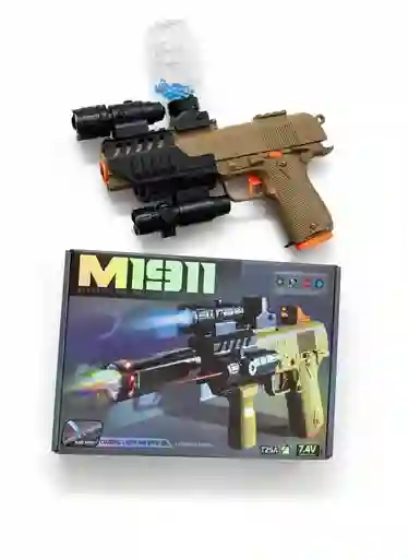 Pistola Hidrogel Glock M1911 T25