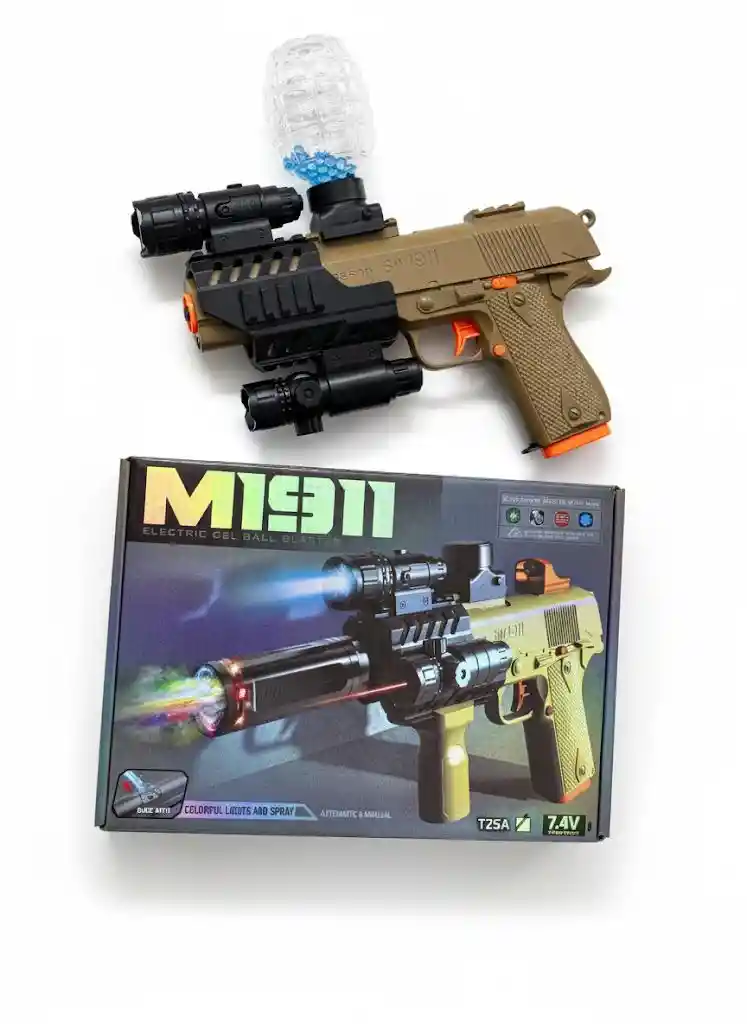 Pistola Hidrogel Glock M1911 T25