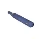 Sombrilla Doble Automatica 12 Varillas Filtro Uv Negro Y Azul