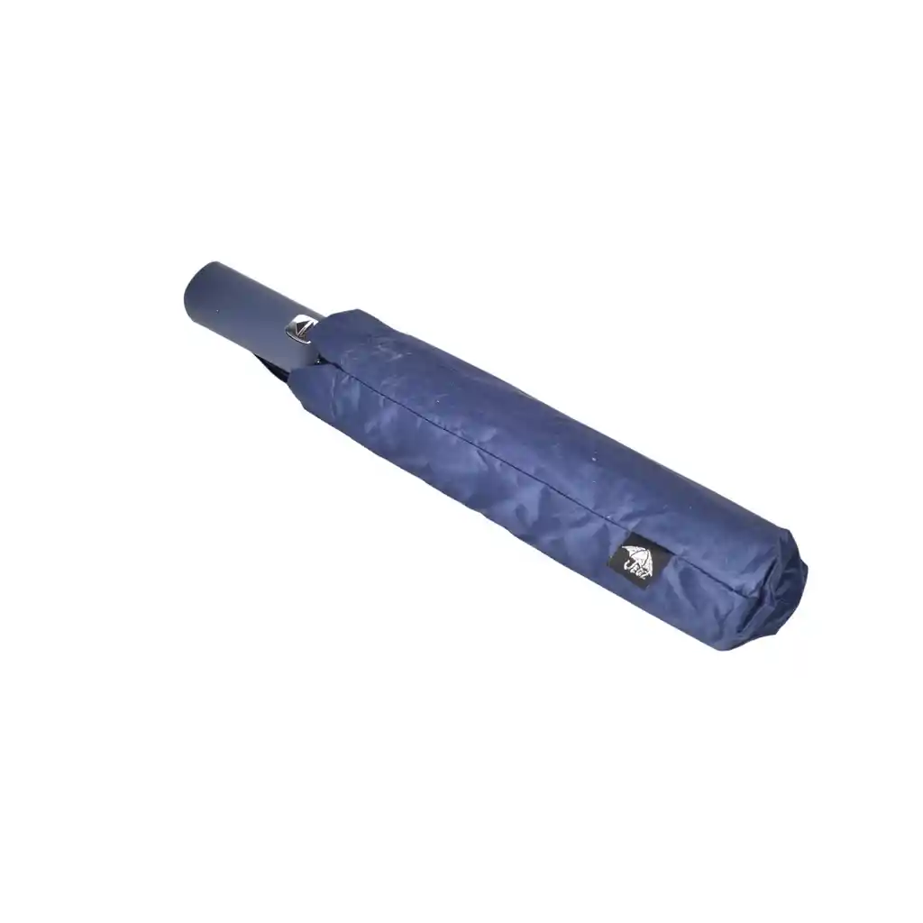 Sombrilla Doble Automatica 12 Varillas Filtro Uv Negro Y Azul