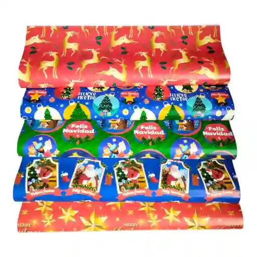 Papel Regalo Navidad Primavera