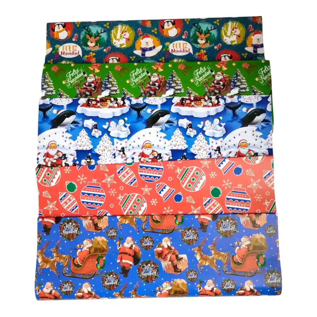 Papel Regalo Navidad Primavera