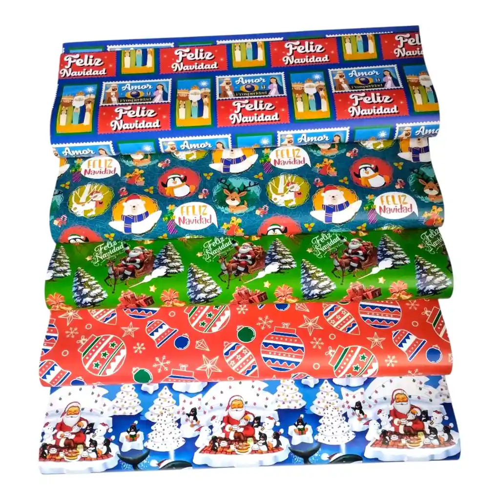 Papel Regalo Navidad Primavera