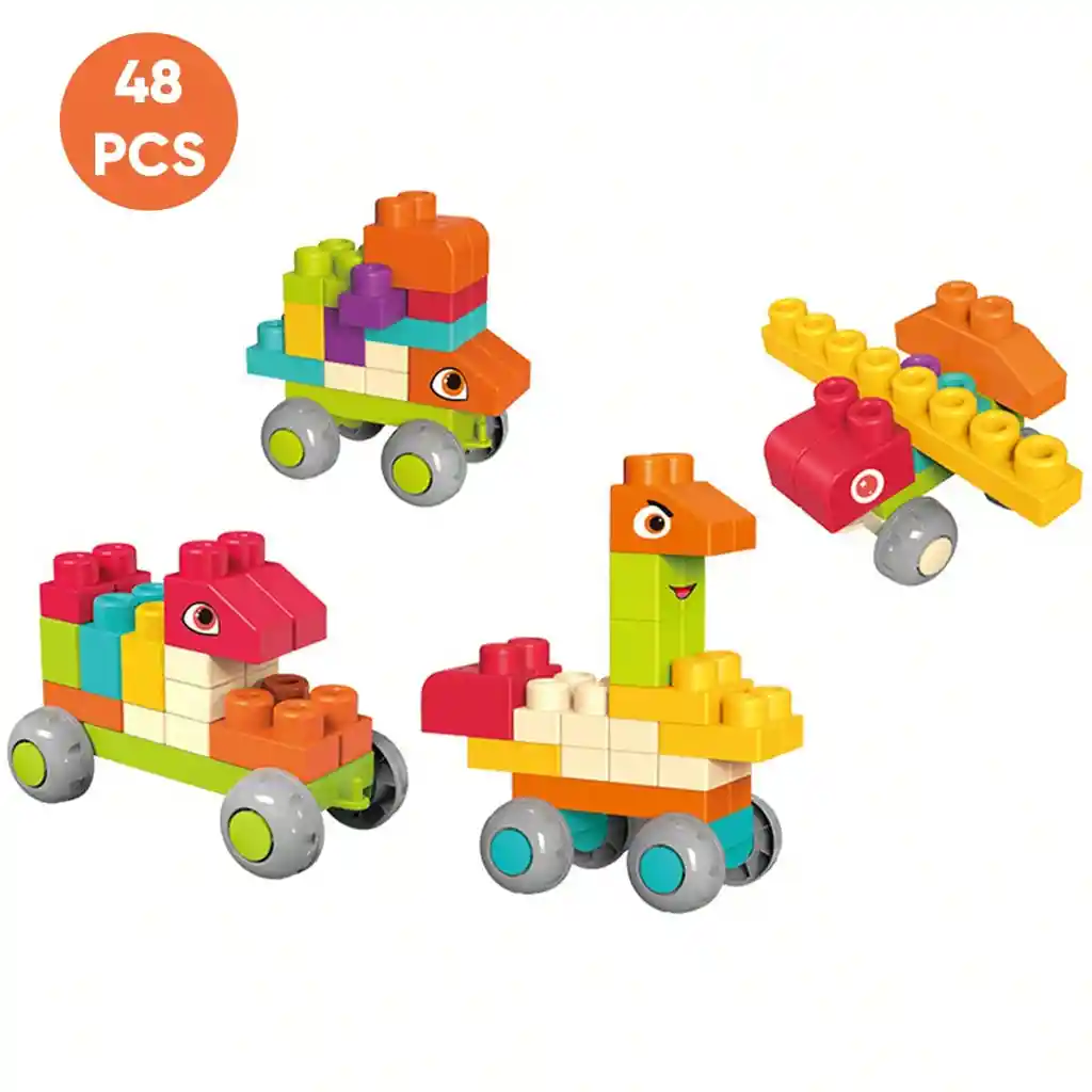 Juego Bloques De Construcción Figuras Grandes 48 Pieza Niños