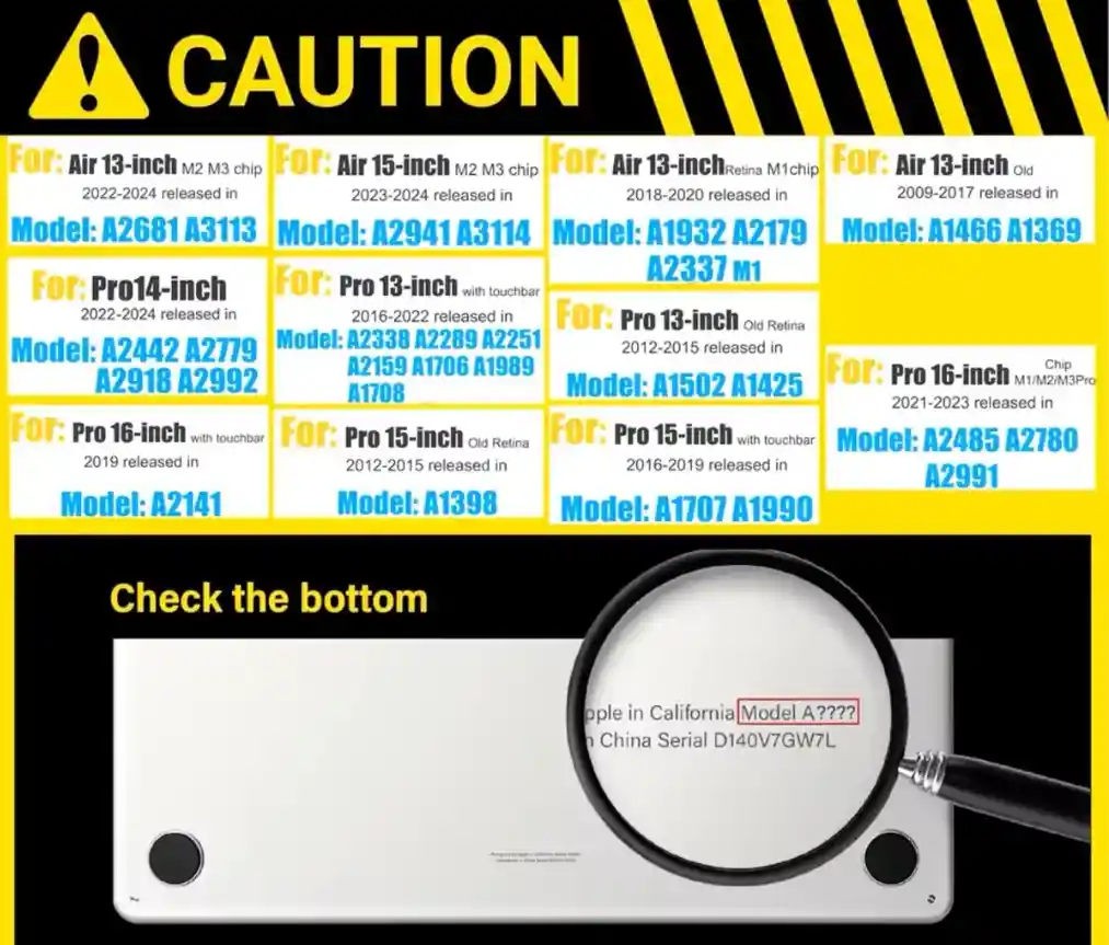 Carcasa Para Macbook New Pro13 Transparente A2338-a2289-a1708-a1706