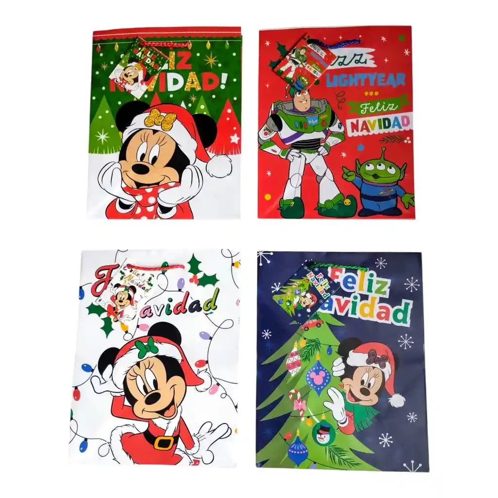 Bolsa Regalo De Navidad Mickey 18cm*23cm M Primavera