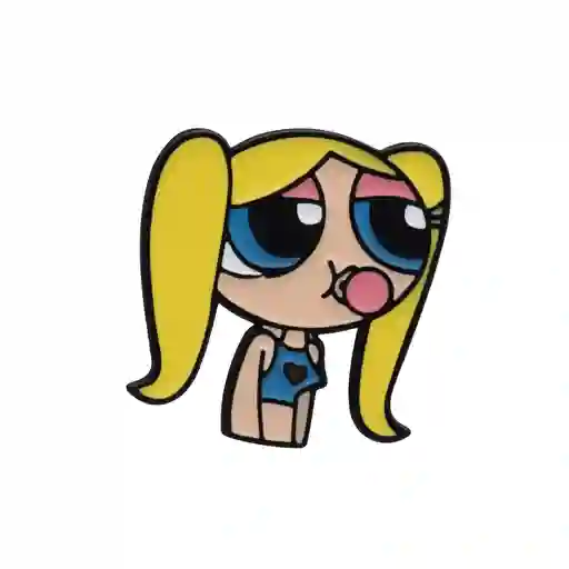 Pin Metálico Burbuja Adolecente - Chicas Superpoderosas