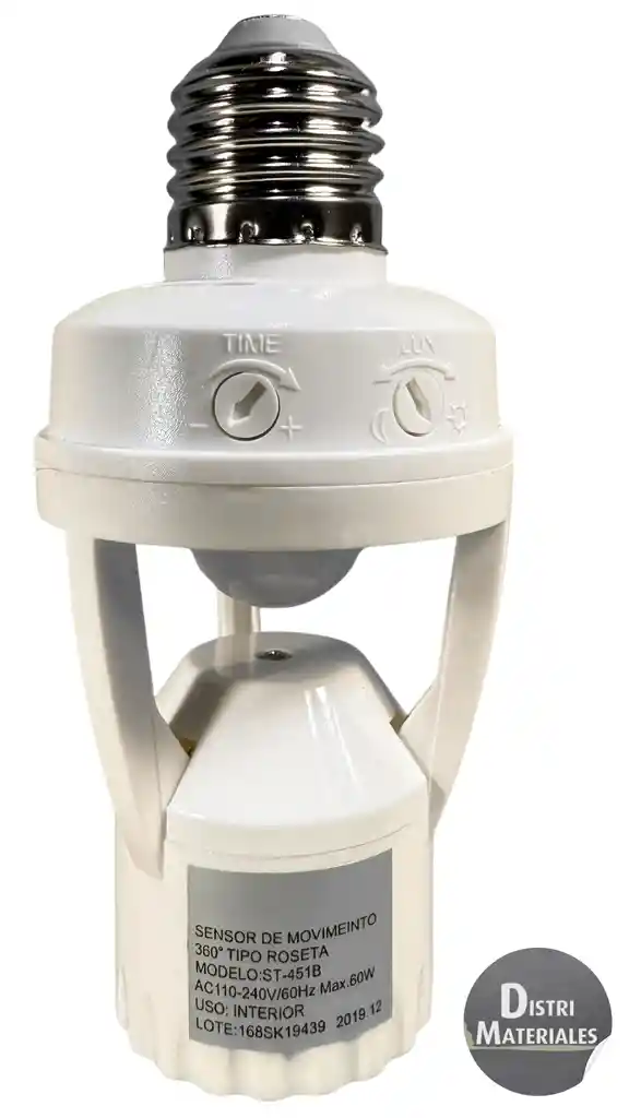 Sensor Bombillo Roscado Roseta