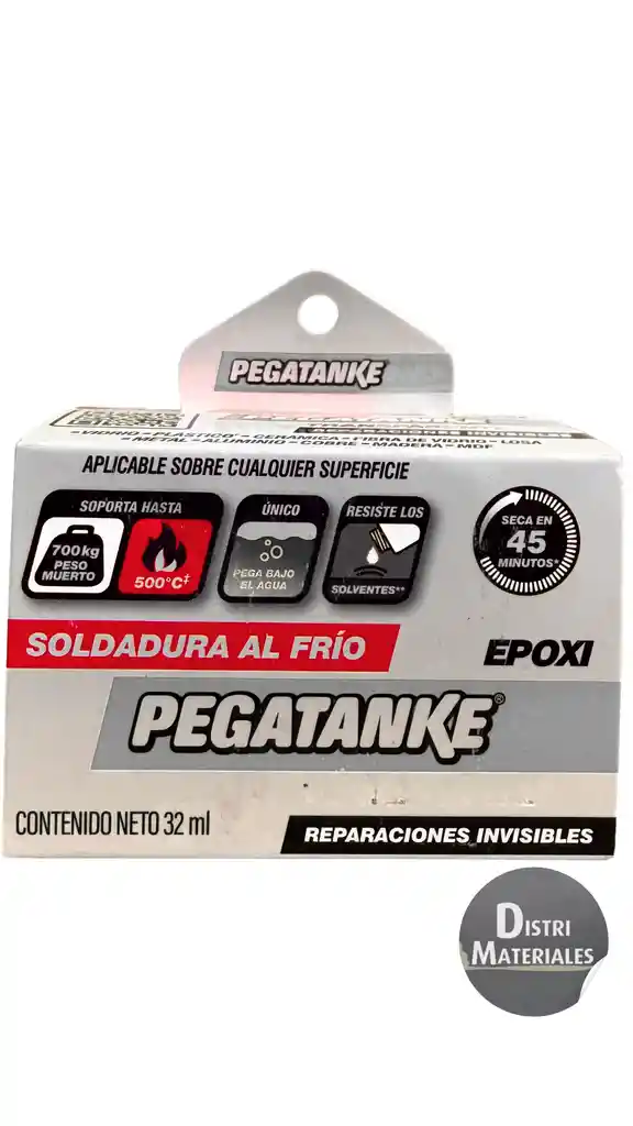 Pegatanke Soldadura Epoxica Gris X 32 Ml