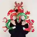 6 Diademas Inflables Para Novena