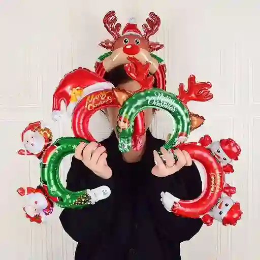 6 Diademas Inflables Para Novena