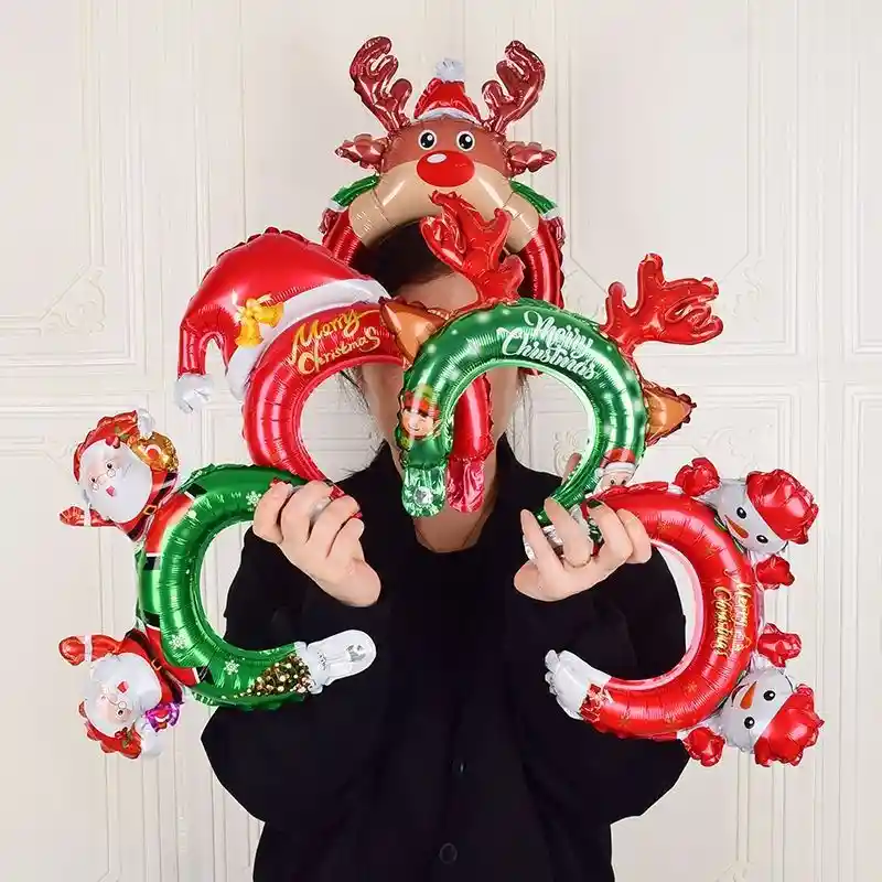 6 Diademas Inflables Para Novena