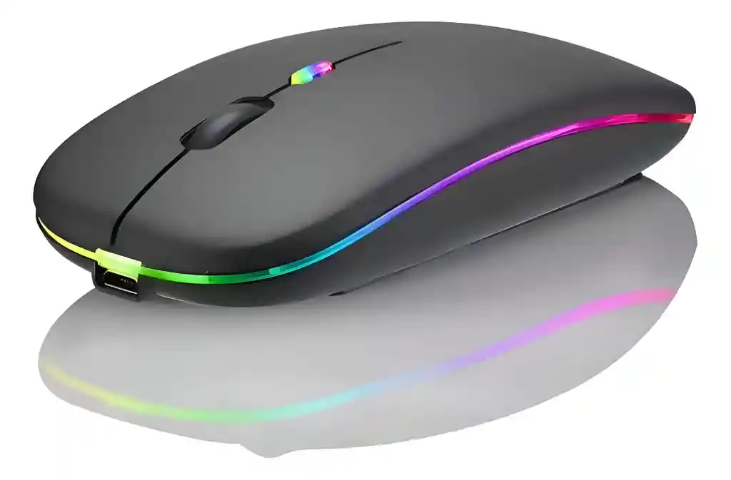 Mouse Dual Inalámbrico Y Bluetooth Recargable Tipo C