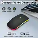 Mouse Dual Inalámbrico Y Bluetooth Recargable Tipo C