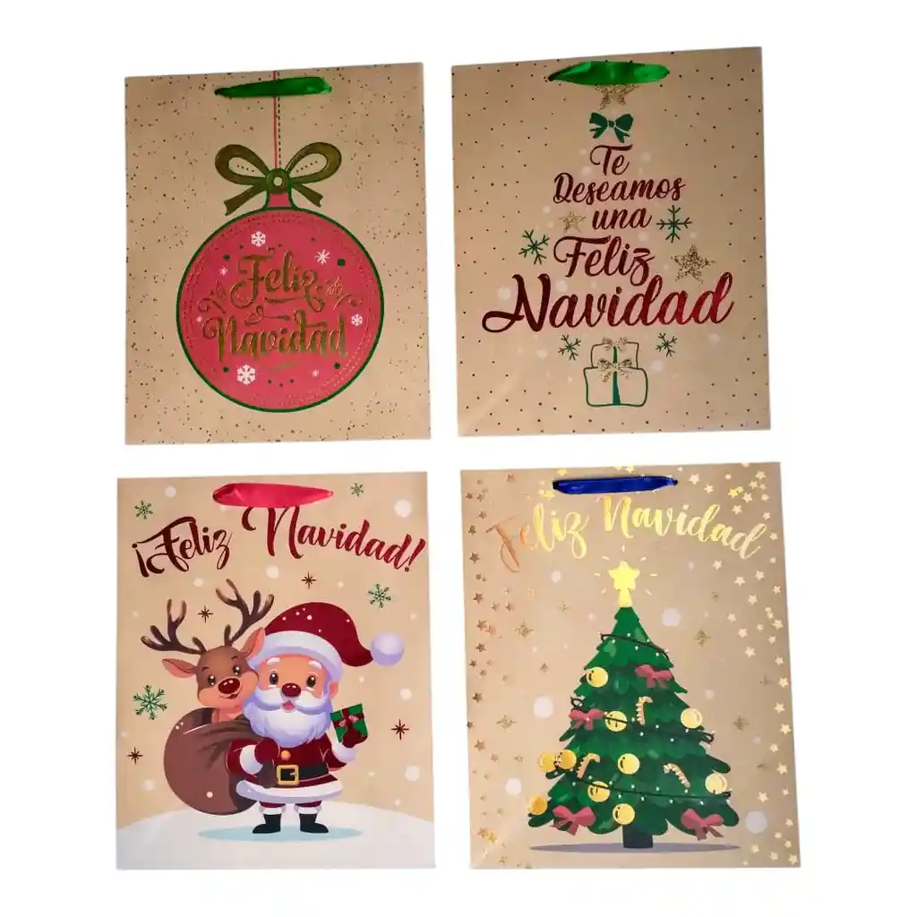 Bolsa Regalo De Navidad Kraft 32cm*26cm L Primavera