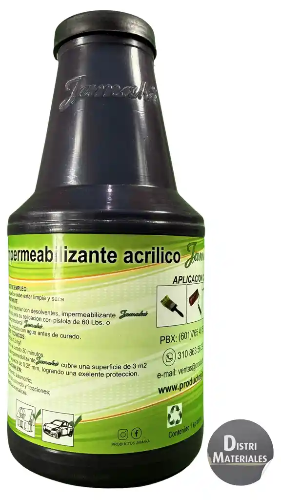 Impermeabilizante Acrilico Jamaka X 1/4