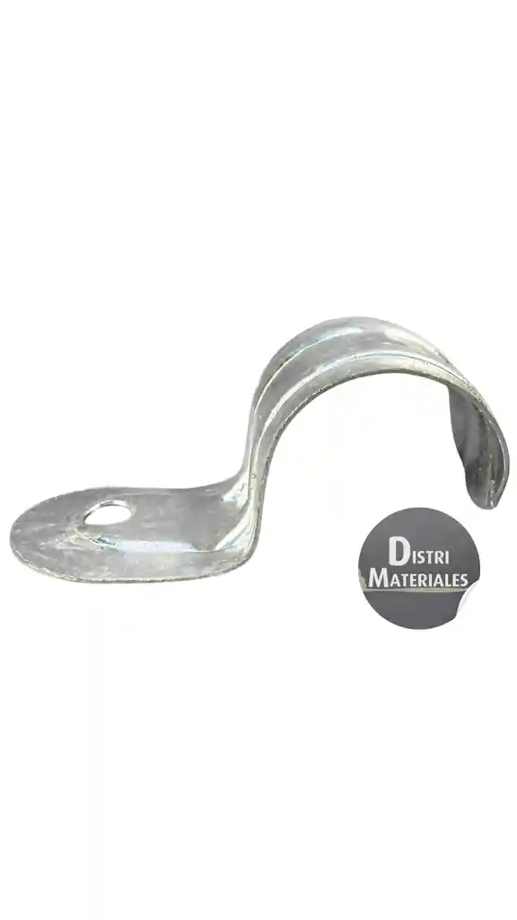 Abrazadera Metalica 1/2" Sencilla