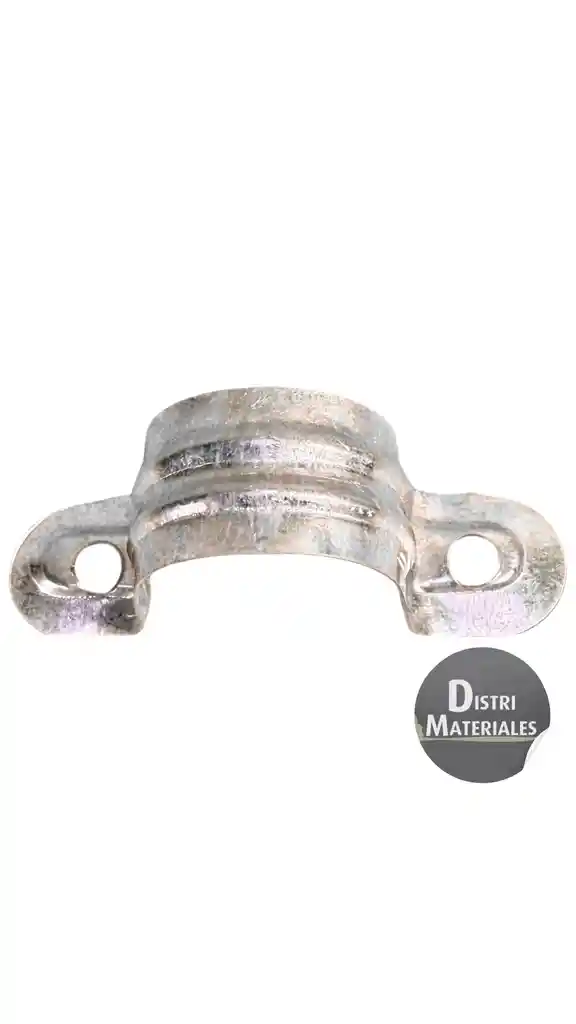 Abrazadera Metalica 2" Doble Ojo