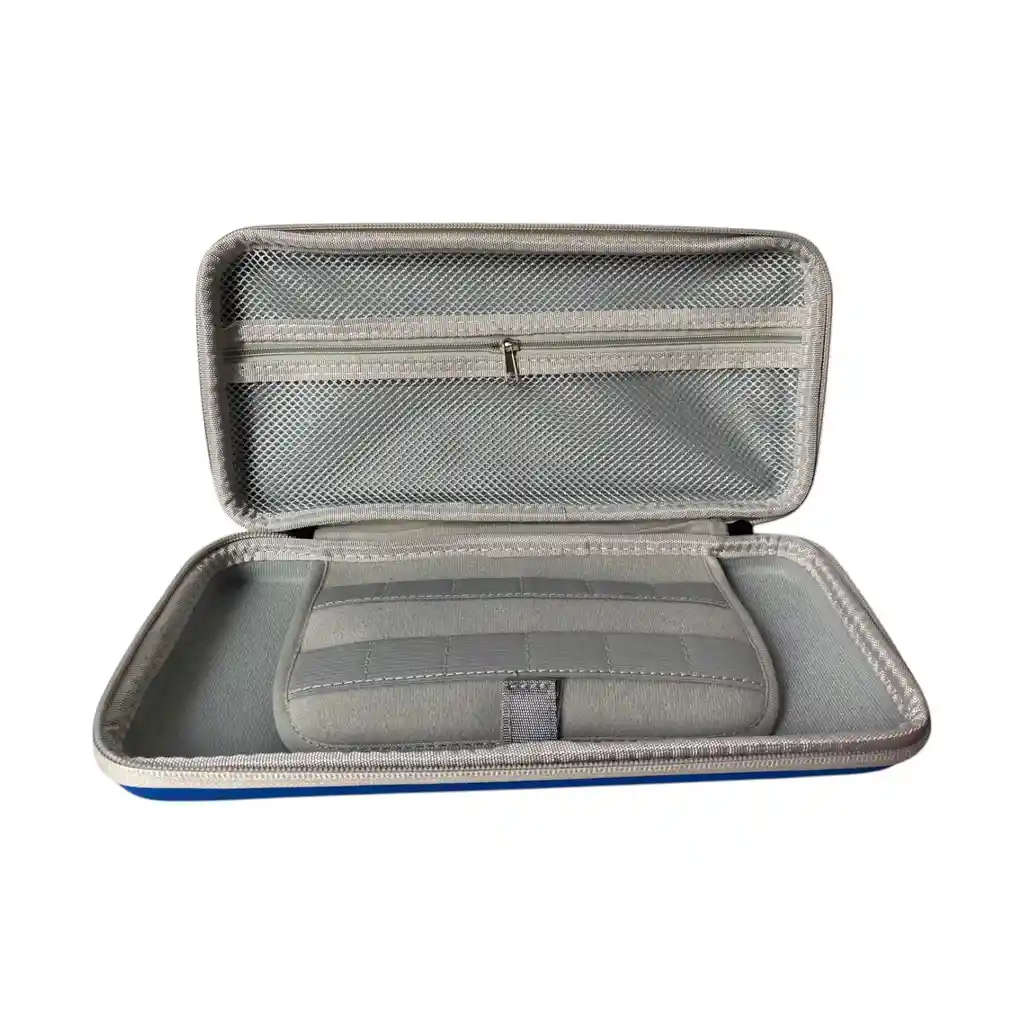 Estuche De Viaje Rígido Diseño Toad Azul Compatible Con Switch 2