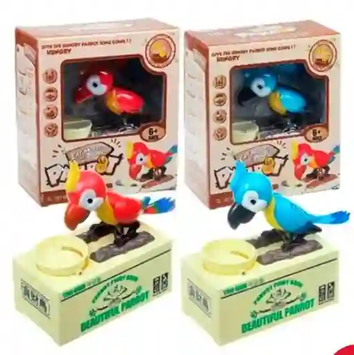 Alcancía Roba Monedas Loro