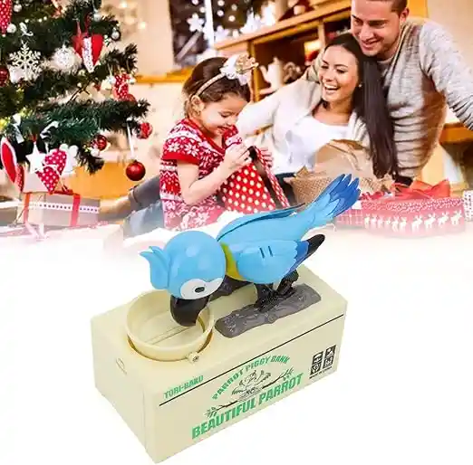 Alcancía Roba Monedas Loro