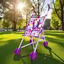 Juguete Cochecito Coche Plegable Para Muñecas, Accesorios Para Jugar A Las Muñecas