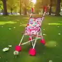 Juguete Cochecito Coche Plegable Para Muñecas, Accesorios Para Jugar A Las Muñecas