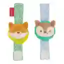 Sonajero Sensorial Para Bebés Con Mordedor Suave Motricidad