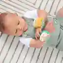 Sonajero Sensorial Para Bebés Con Mordedor Suave Motricidad
