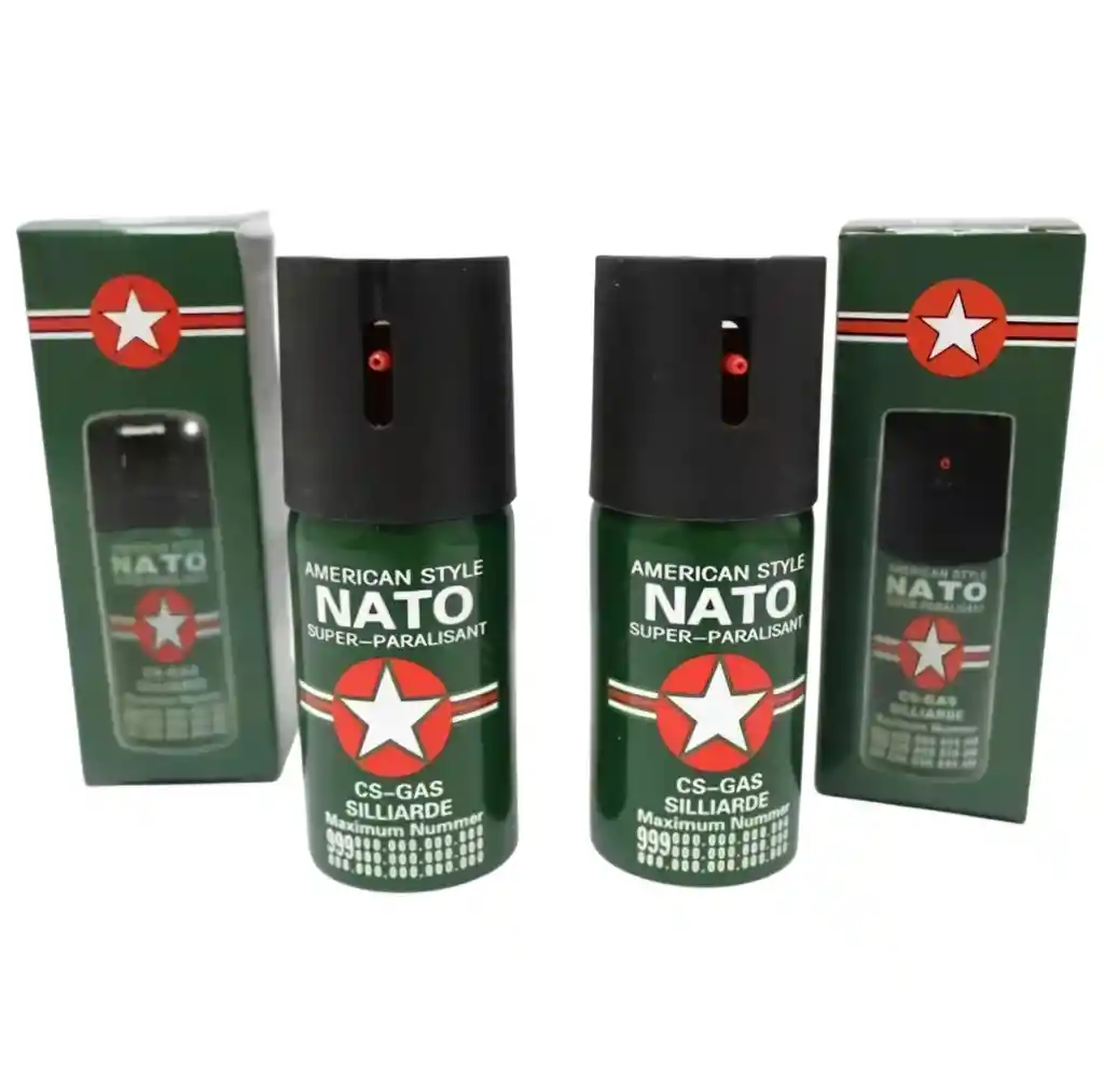 Gas Pimienta Otan Nato Spray 40ml Defensa Personal Made In Alemania-berlín