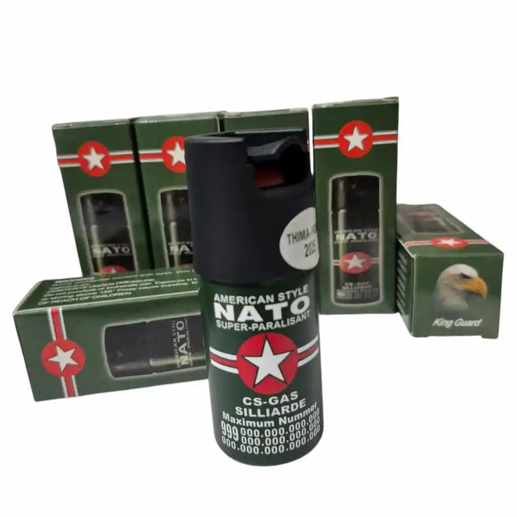 Gas Pimienta Otan Nato Spray 40ml Defensa Personal Made In Alemania-berlín