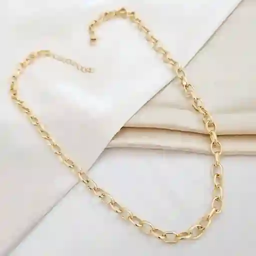 Cadena Aros 5 Mm Dorado Glam