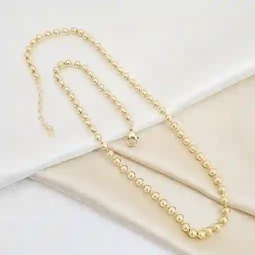 Cadena Balines N4 Dorado Elegante