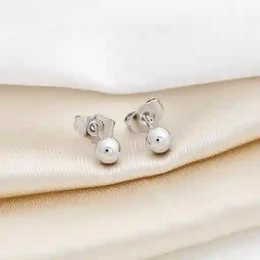 Topo Balín #5 Plateado Pulido