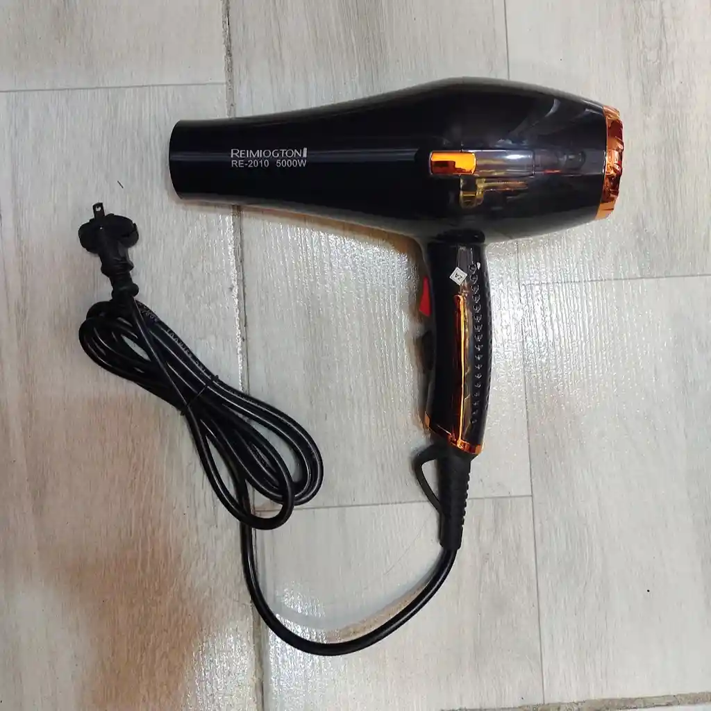 Secador Para Cabello De 5000 W Re-2010 Remiogton Negro Con Dorado