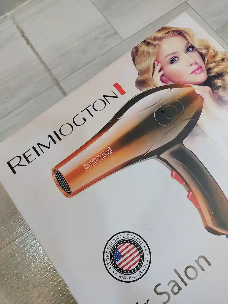 Secador Para Cabello De 3000 W Re-2007 Reimiogton Negro Con Dorado