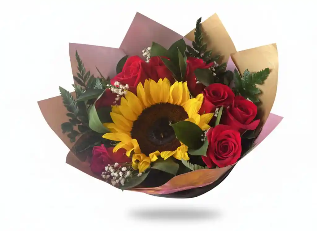 Buqueth Girazol Y Rosas