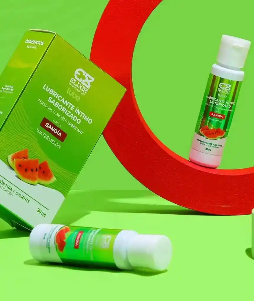 Lubricante Sandia Frio Y Cliente Elixir De 30ml