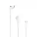 Audífonos Con Cable Entrada Tipo C Earpods Blancos