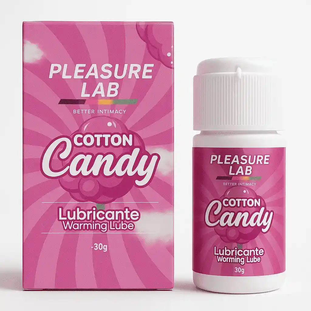 Lubricante Caliente Sabor A Algodón De Azúcar 30ml 🍭 Cotton Candy Pleasure Lab