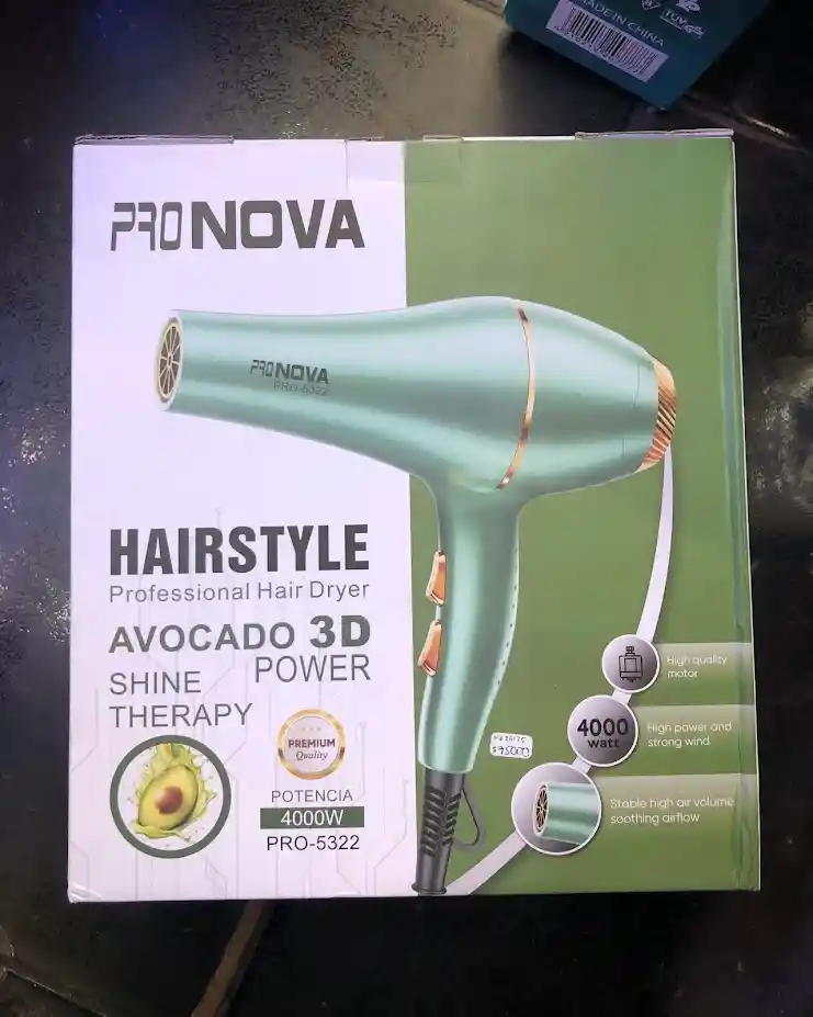 Secador Para Cabello Pronova 4000w Verde