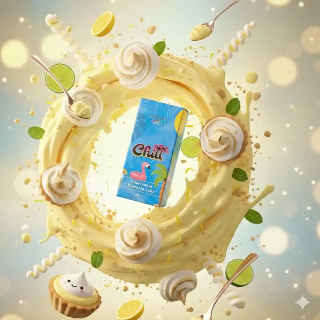 Lubricante Íntimo Caliente Sabor A Pastel De Limón 💛 30ml Chill Pleasure Lab