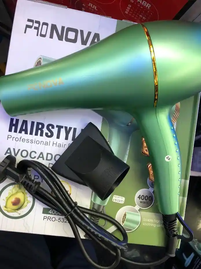 Secador Para Cabello Pronova 4000w Verde