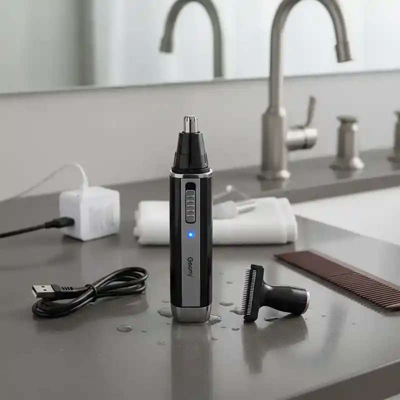 Afeitadora Portátil De Naríz Y Cabello Geemy Gm-3106 2 En 1