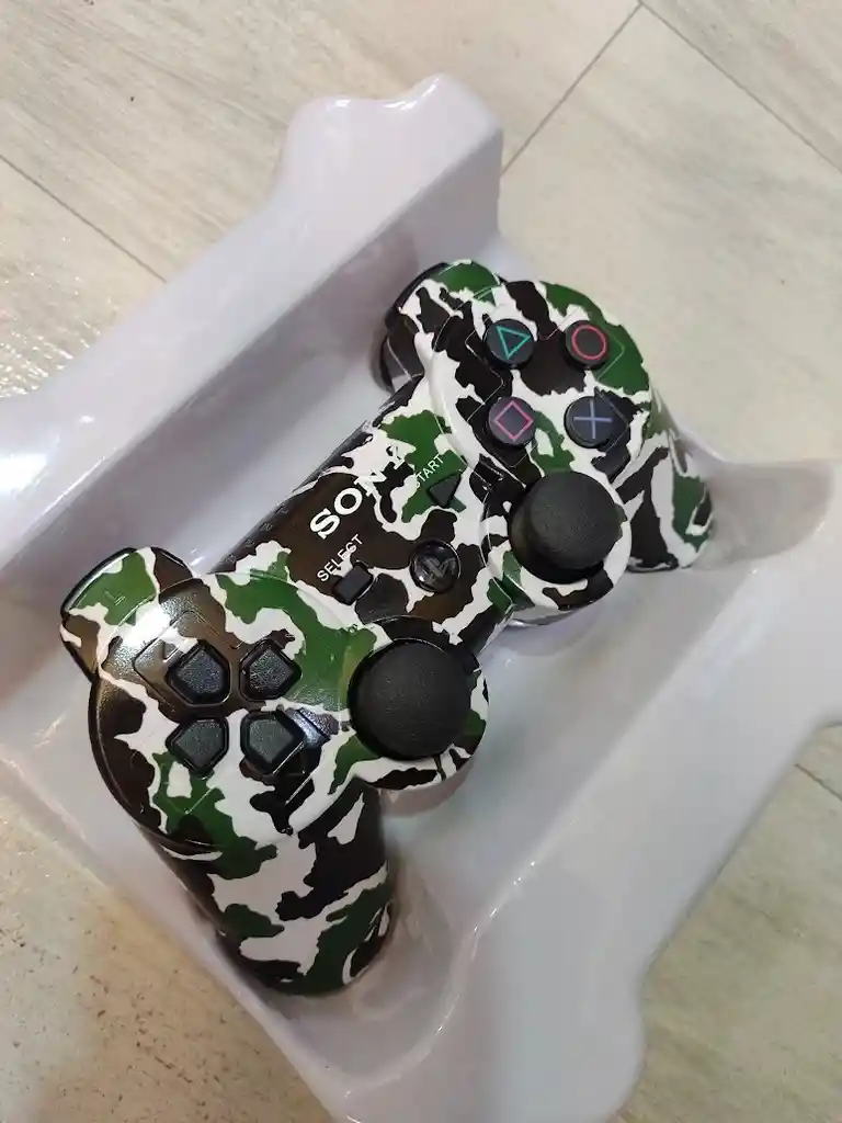 Control Mando Para Playstation 3 Dualshock 3 Verde Camuflado Sony