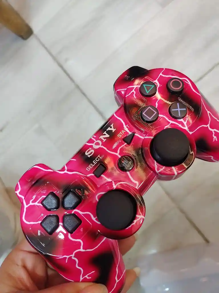 Control Mando Para Playstation 3 Dualshock 3 Rojo Con Rayos Sony