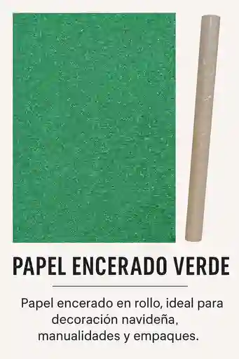 🎄✨ Papel Encerado Verde X 1 Metro