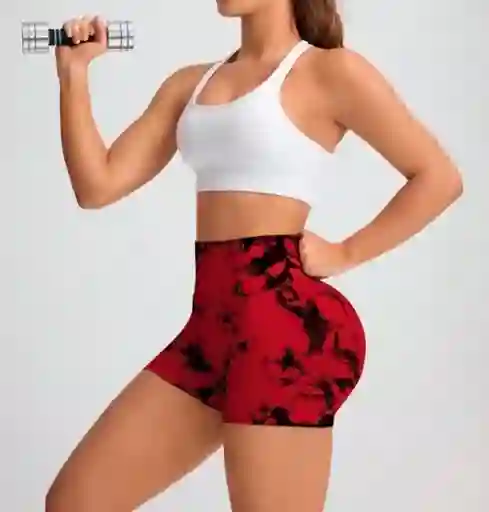 Shorts Push Up Tye Dye Talla Unica